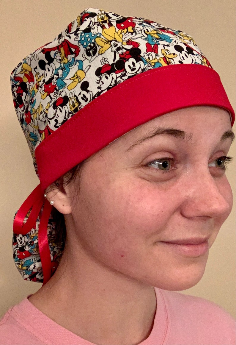 scrub cap ponytail scrub cap healthcare hair cover womens scrub hats Hospital scrub hat ponytail scrub hat