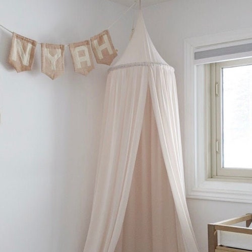 BED CANOPY/ Bed Voile / Reading Corner / Bed Sky Etsy Canada