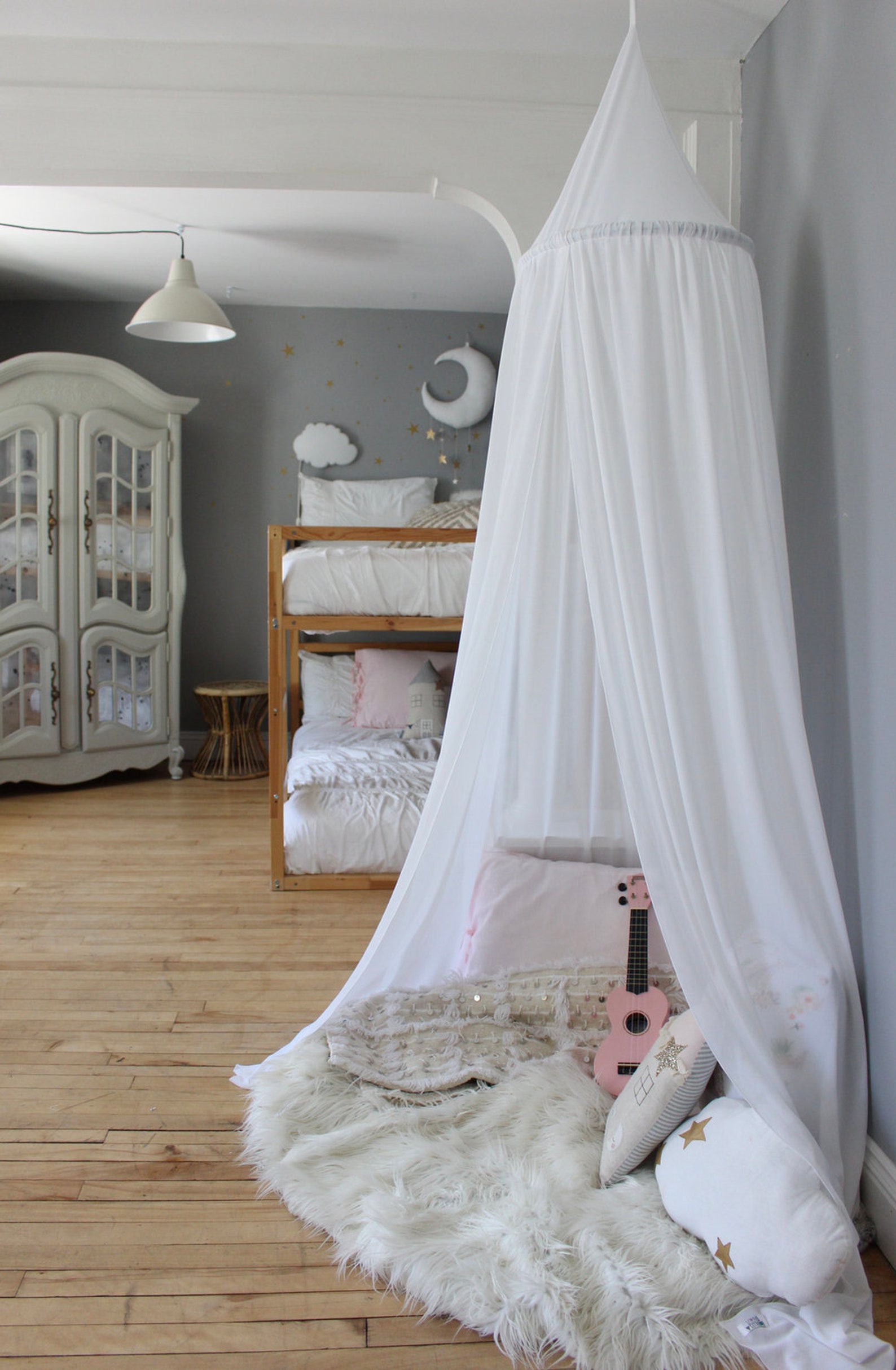 BED CANOPY/ Bed voile / Reading corner / Bed sky Etsy