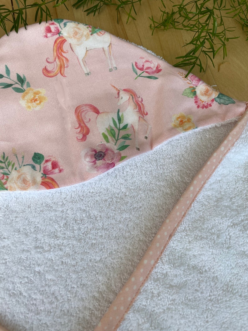 Bath cap, Baby towel Unicorn / BABY, KIDS image 6