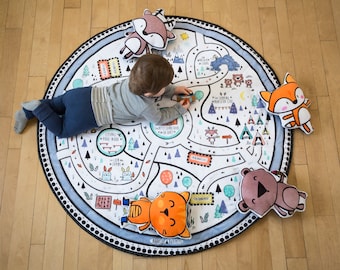 PLAY MAT- Teepee mat- Car mat- ENGLISH Version