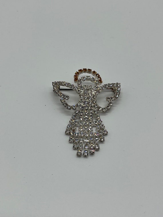 Vintage Austrian Crystal Pin by OTC