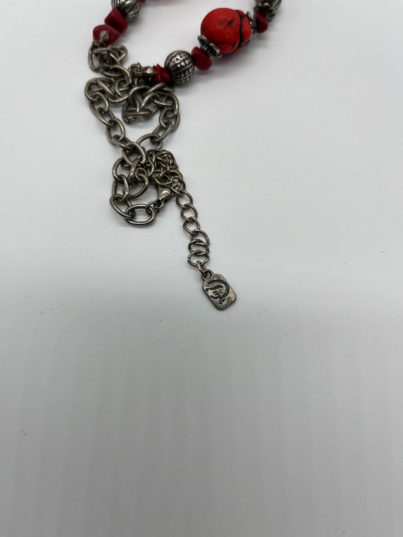 house Faux Red Cross Necklace - image 2