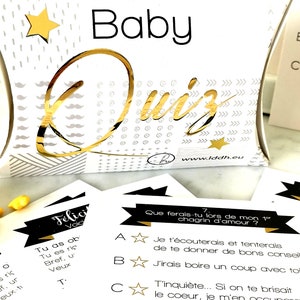 Baby Quiz Parrain Etsy