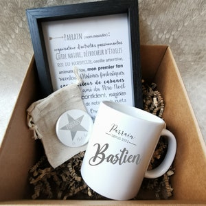 Coffret cadeau Parrain depuis cadre