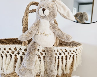 Doudou Lapin personnalisé pour petit Garçon