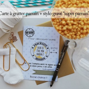 Top Secret Godfather Scratch Card + Pen image 2