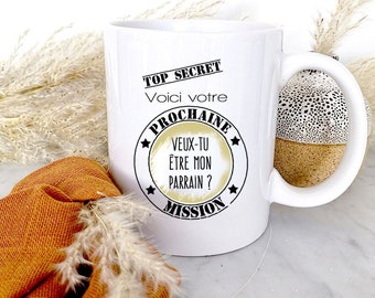 Mug à gratter Parrain Top secret