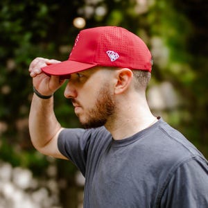 Garnet Curved South Carolina Palmetto Tree Embroidered Snapback | Football Gift Garnet Polyester Hat Golf