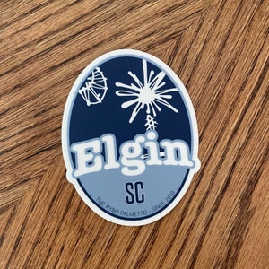 Elgin, SC South Carolina Sticker Decal