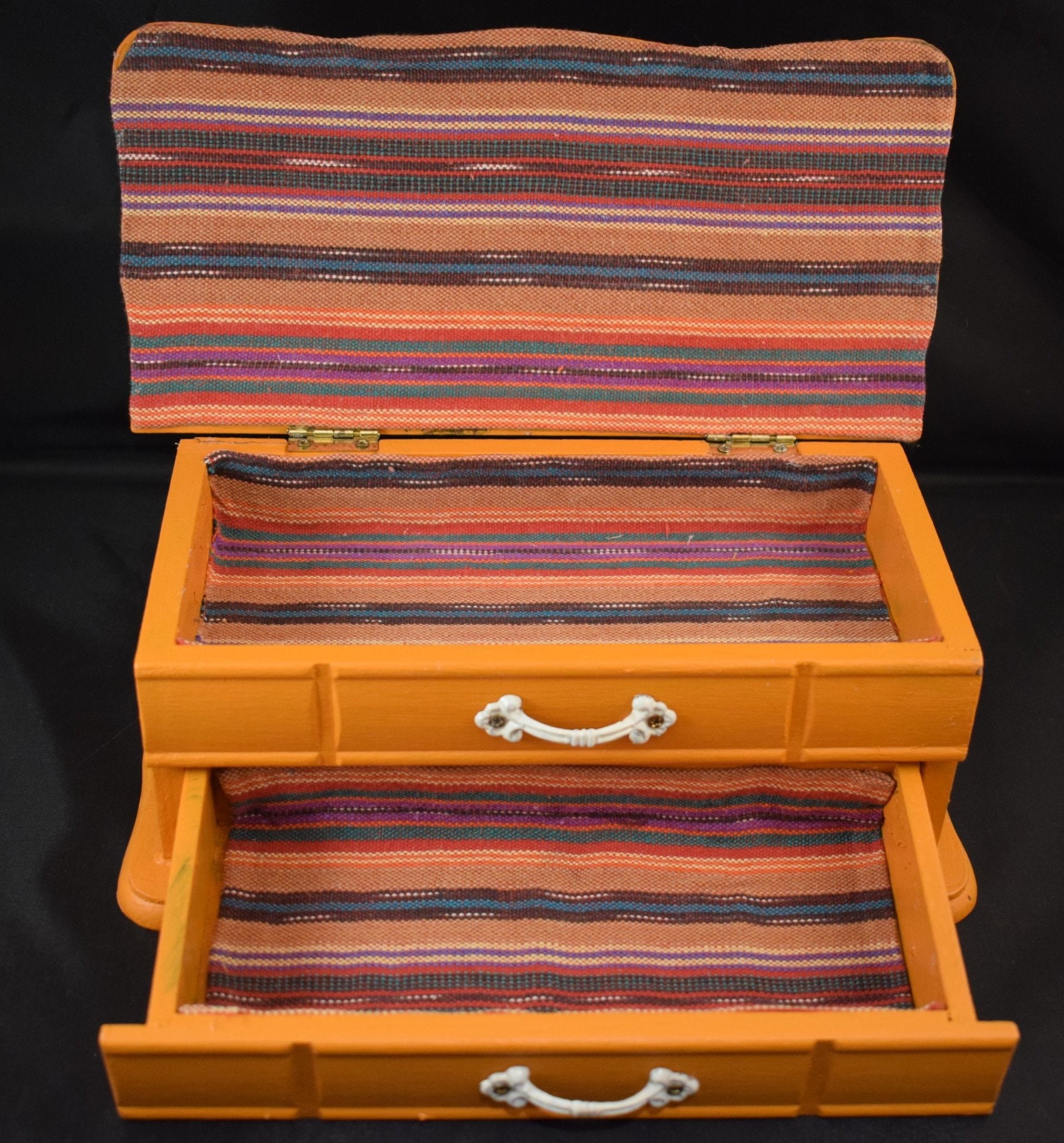 Western jewelry box Western storage box restored jewelry Etsy