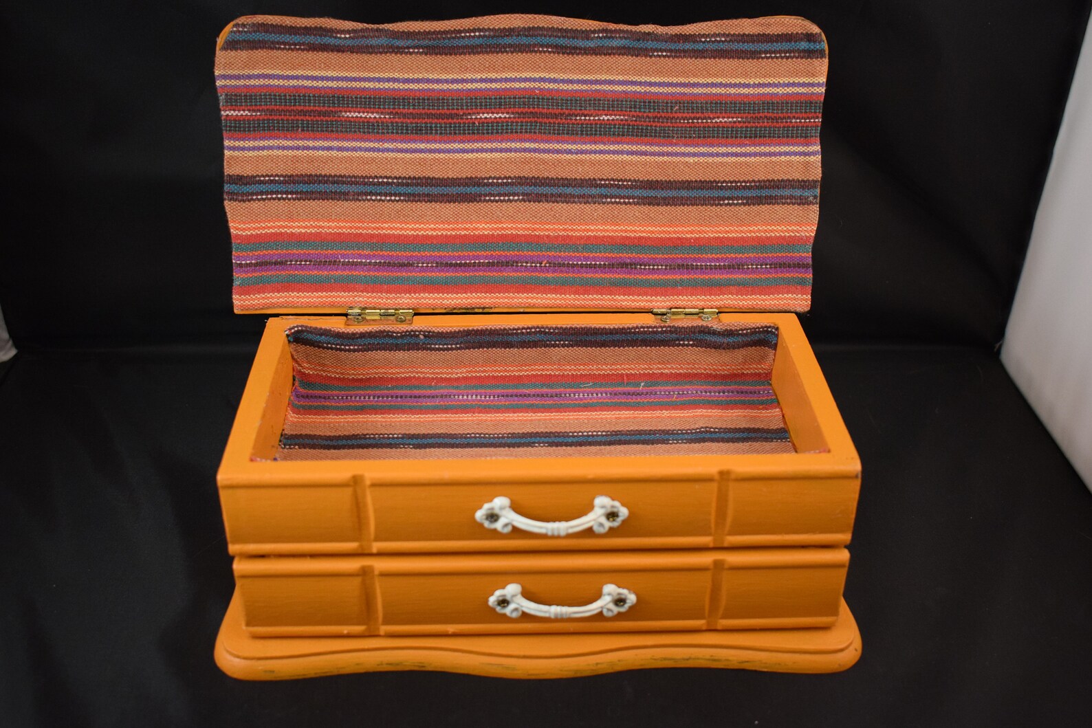 Western jewelry box Western storage box restored jewelry Etsy