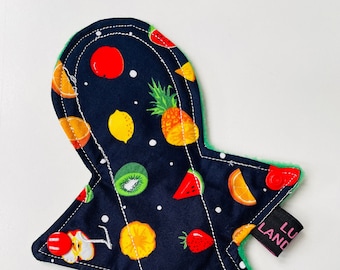 9” Light Flow |  Reusable Cloth Pad | Period Pad | Fruit Salad Cotton