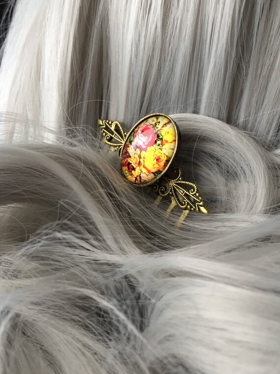 Flower Girl Hair Accessories For Short Hair Small Hair Comb Etsy