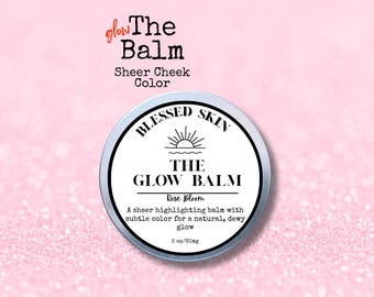 The Glow Balm | Buildable Sheer Cheek Balm | Moisturizing Cream Blush, Water-Proof