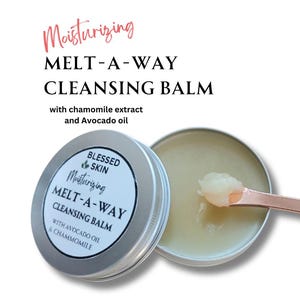 Melt A Way Cleansing Makeup Balm Moisturizing Cleansing Balm for Sensitive Skin Makeup Remover for Glowing and Nourishing Skin
