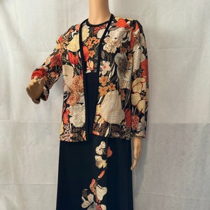 Vintage Maxi dress with Matching Jacket