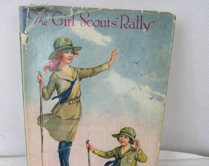Antique Books 1921 the Girl Scouts Rally Girl Scout Series Rosanna Wins ...