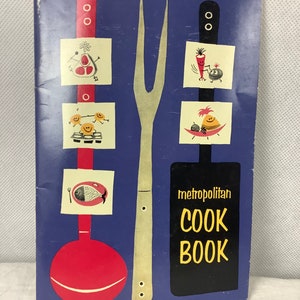 Vintage Cook Books Metropolitan Cook Book 1957