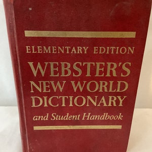 Vintage Books Websters New World Dictionary 1966