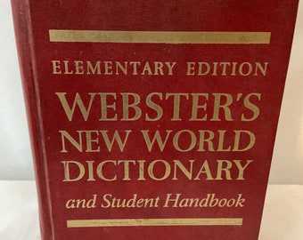 Vintage Books Websters New World Dictionary 1966