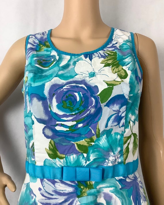 Componix Blue Floral Dress Sleeveless Floral Dress - image 5