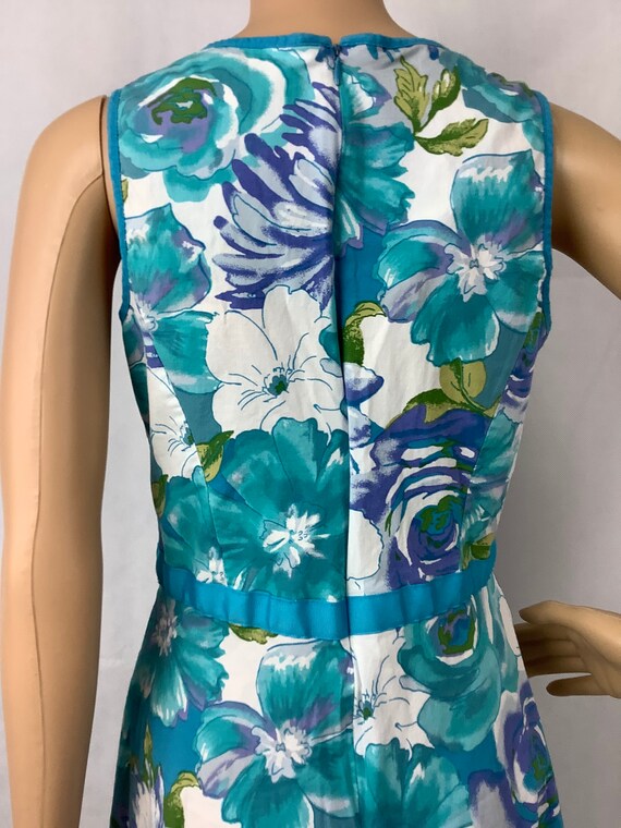 Componix Blue Floral Dress Sleeveless Floral Dress - image 10