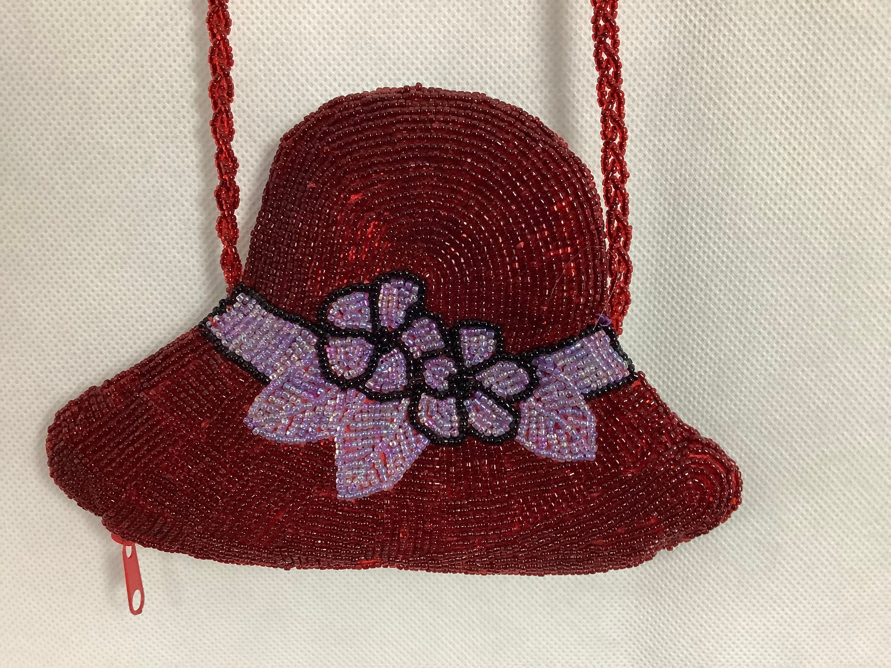 Beaded Purse Red Hat Purse Red Hats Etsy