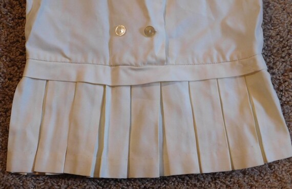 Little Girls Ivory Sailor Dress Pleated Skirt by … - image 3