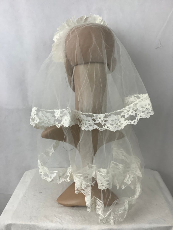 Florencia First Communion Veil with Pearl and Rhinestone Accents — Hello  Baby & Kids