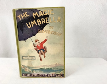 Vintage Books The Magic Umbrella David Cory 1923 Antique Books