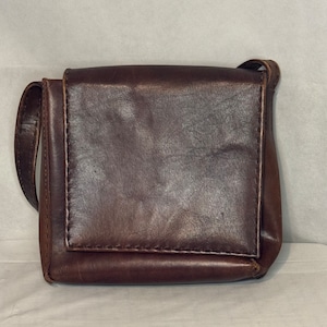 Vintage Leather Messenger Bag Brown Messenger Bag