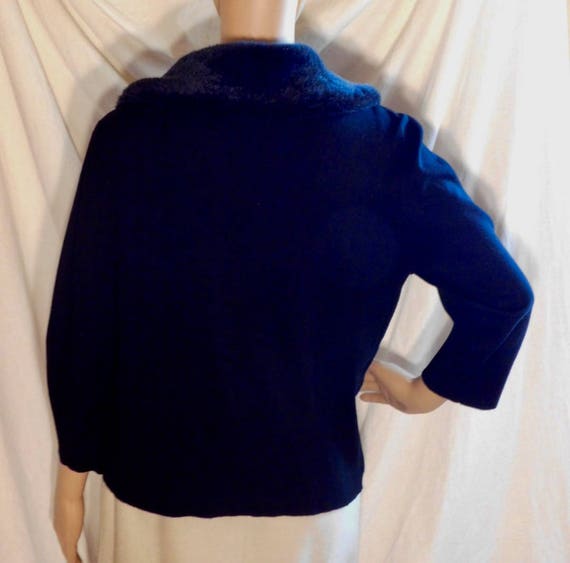 Tara Ryan Vintage Inspired Sweater With Faux Fur … - image 2