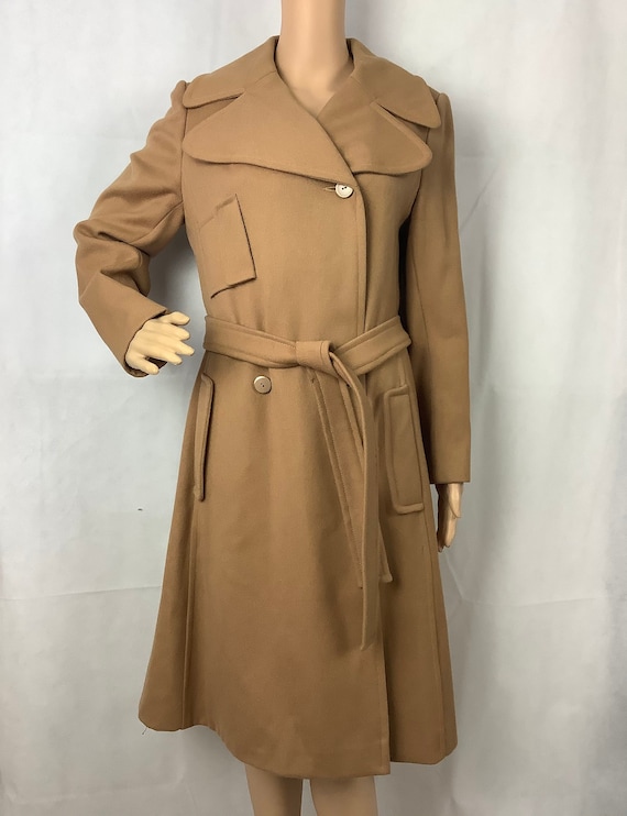 Vintage Wool Coat Camel Wool Coat The American Wa… - image 1