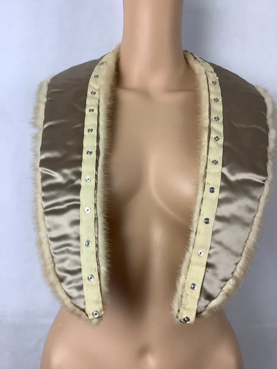 Vintage Golden Mink Collar Mink Sweater Collar - image 8