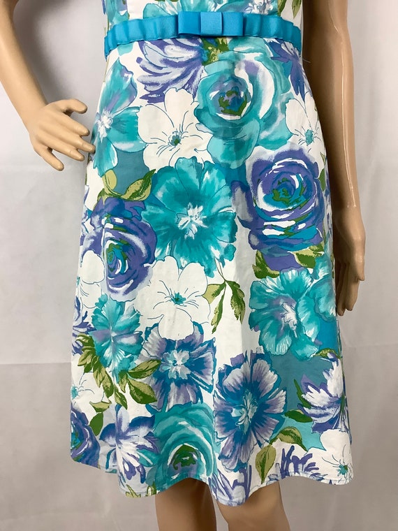 Componix Blue Floral Dress Sleeveless Floral Dress - image 4