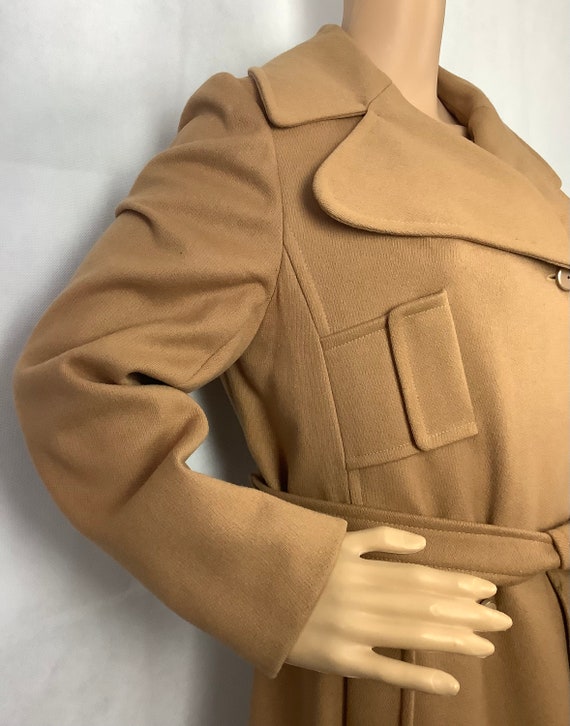 Vintage Wool Coat Camel Wool Coat The American Wa… - image 3