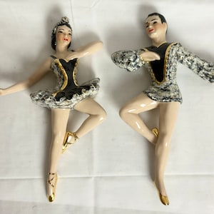 Ceramic Ballerina Wall Plaque - Etsy