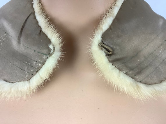 Vintage Mink Collar Golden Mink Collar Blond Mink… - image 4