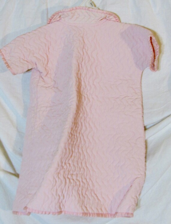 Vintage Pink Bathrobe Baby Girl Pink Bathrobe Quilted… Gem