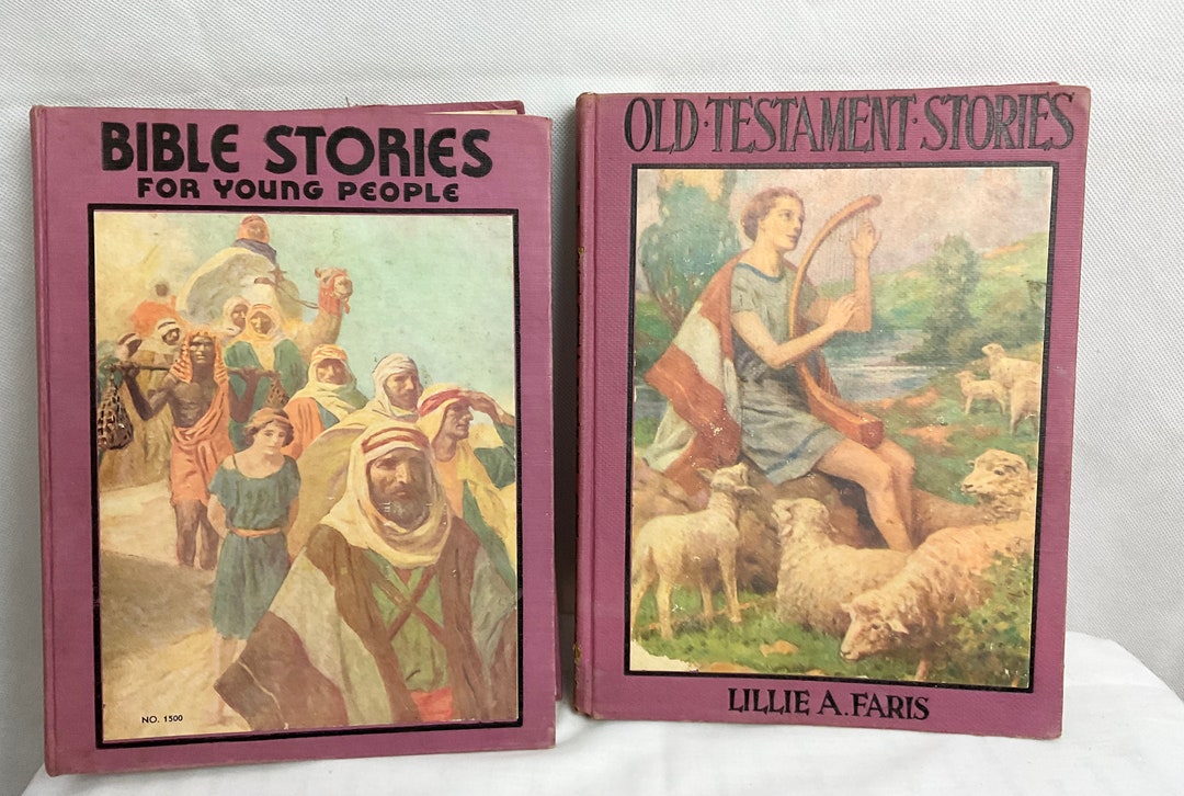 Antique Books Bible Stories for Young People Old Testament Stories