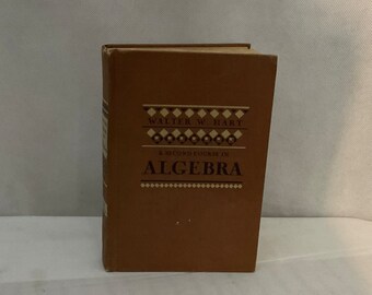 Vintage Books A Second Course in Algebra Walter W. Hart 1947