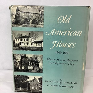 Vintage Books Old American Houses 1700-1850