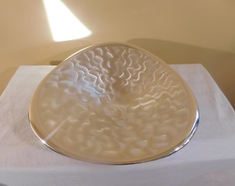 Vintage Serving Dish WMF IKORA Silver Swirl Modern Accent Dish
