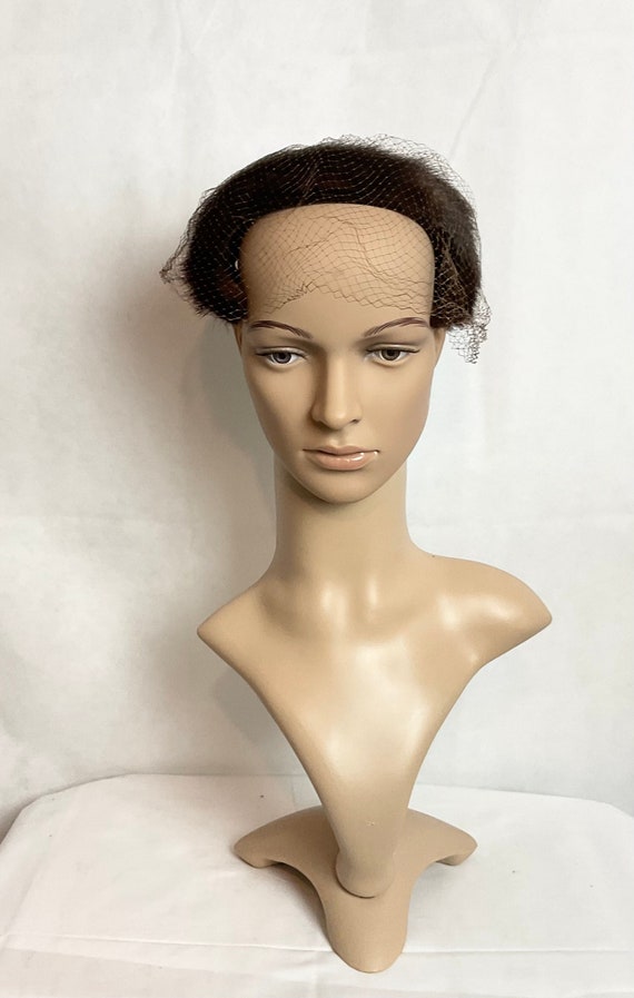Vintage Hats Mink Mini Hat Mink Fascinator Lucila Mendez