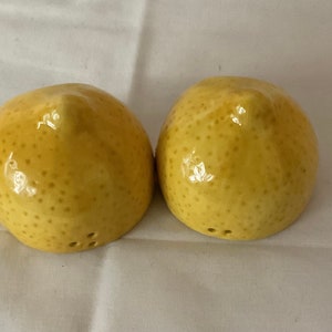Lemon Salt and Pepper Shakers