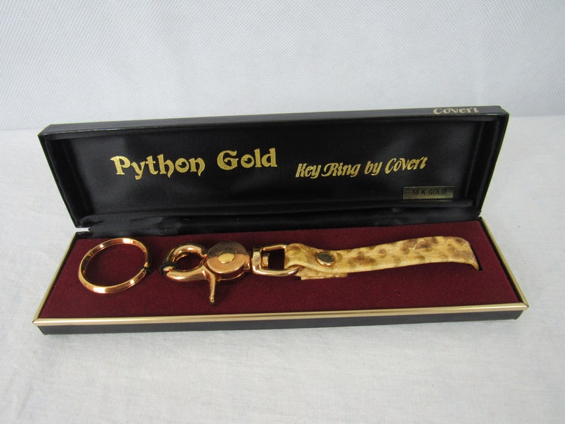 Python Gold Key Ring by Covert Key Chan