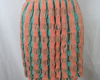 Vintage✨Crochet Remake Wrap Skirt Vintage✨Crochet Remake Wrap Skirt Vintage✨Crochet Remake