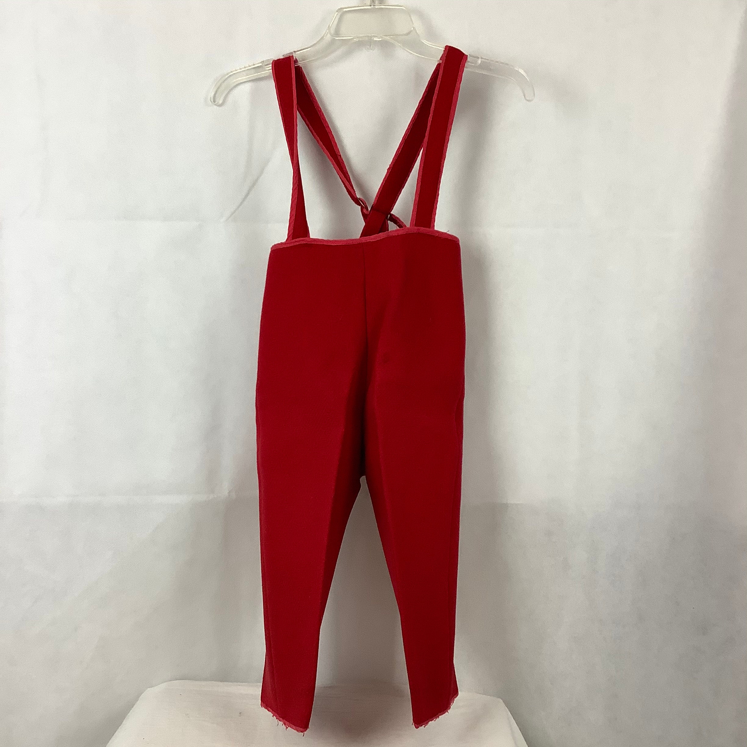 Vintage Red Wool Womens Coat 14 16 18