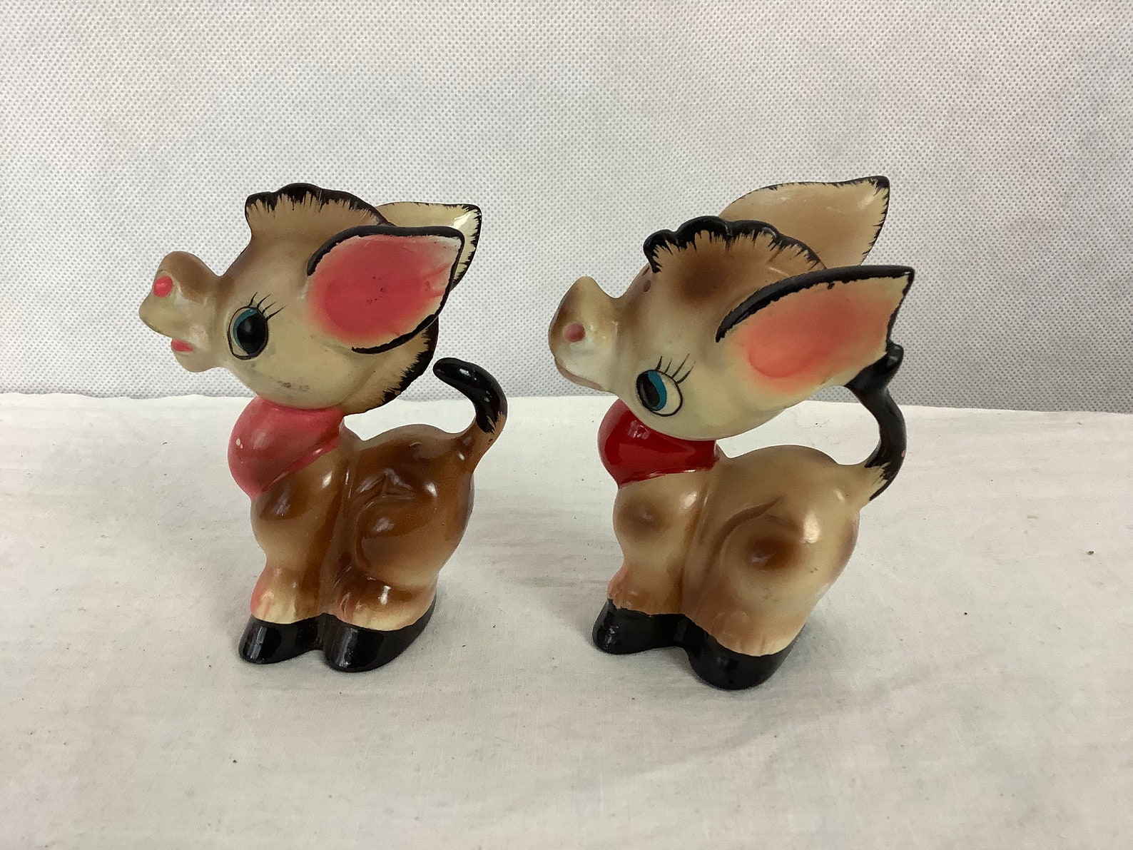 Vintage Donkey Salt and Pepper Shakers 1950s Salt Shaker Etsy